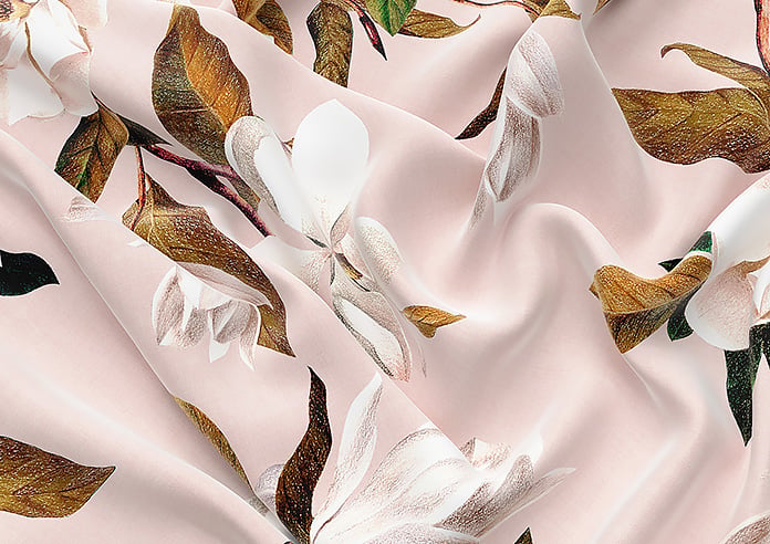 Ted Baker Velvet Opal Floral, Pink - Twist&Fit Roman Blind - Image 4